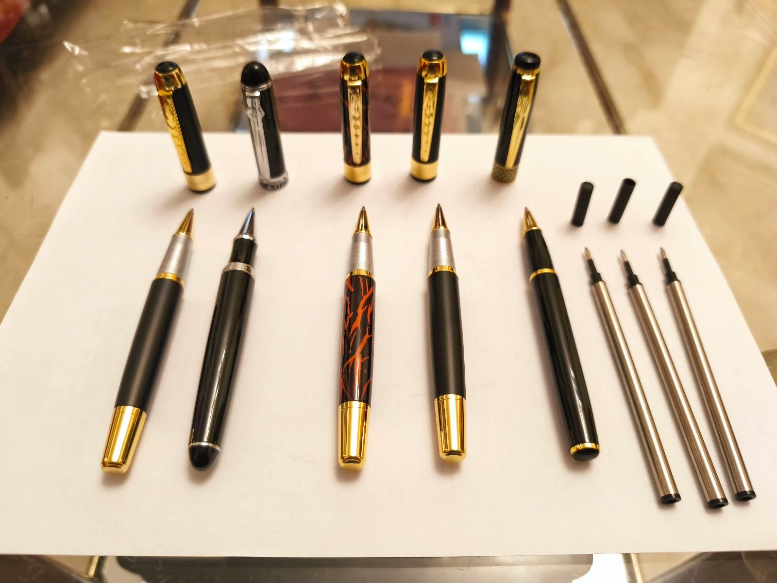 Five metallic gel ink pens – photo 10